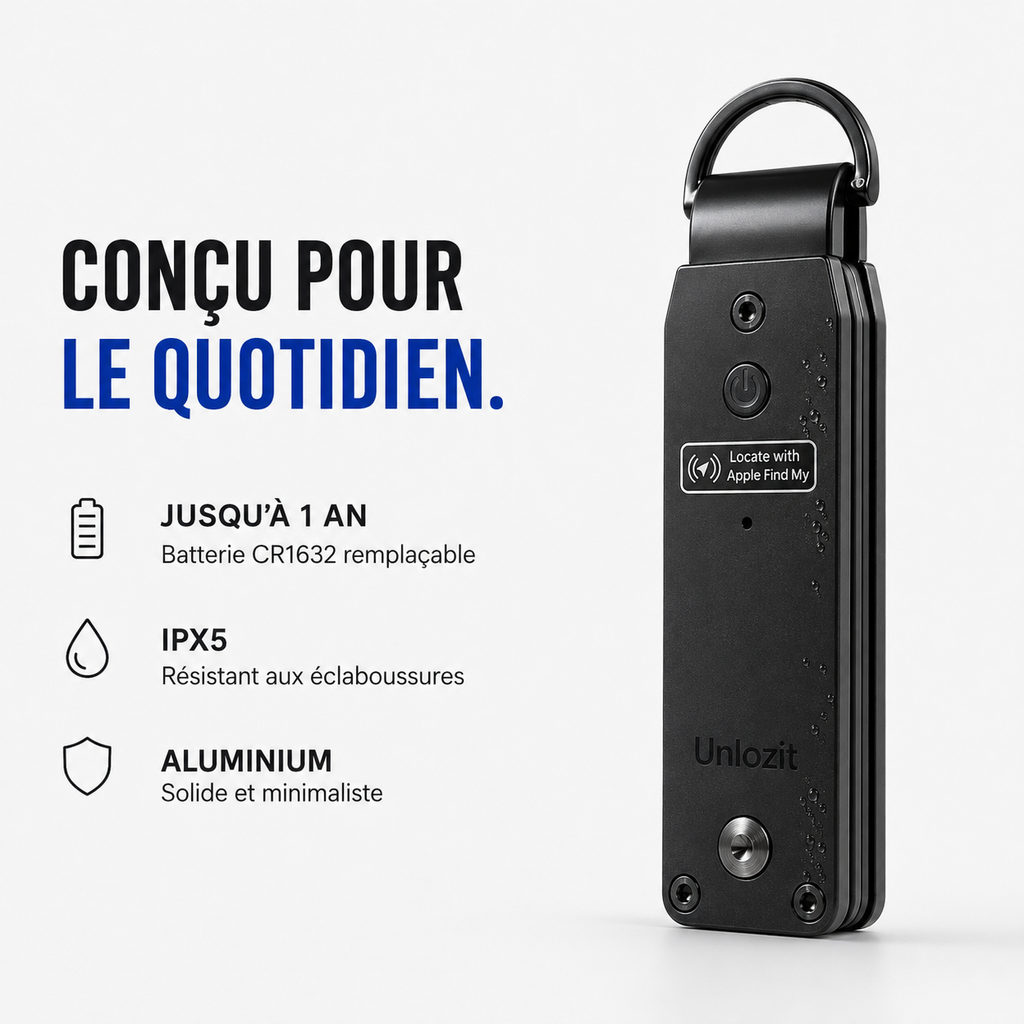 Tracker porte-clés Unlozit