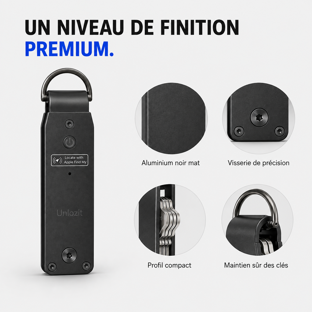 Tracker porte-clés Unlozit