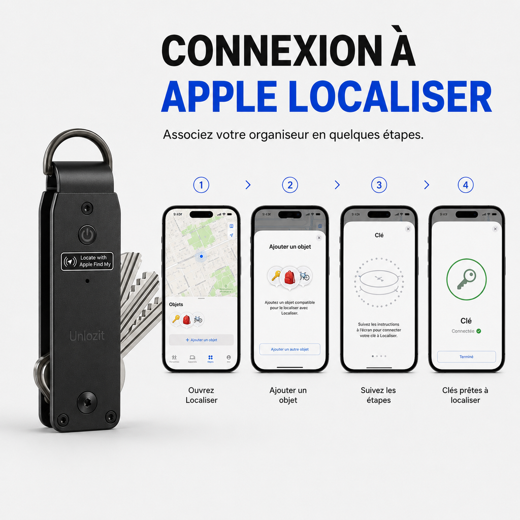 Tracker porte-clés Unlozit