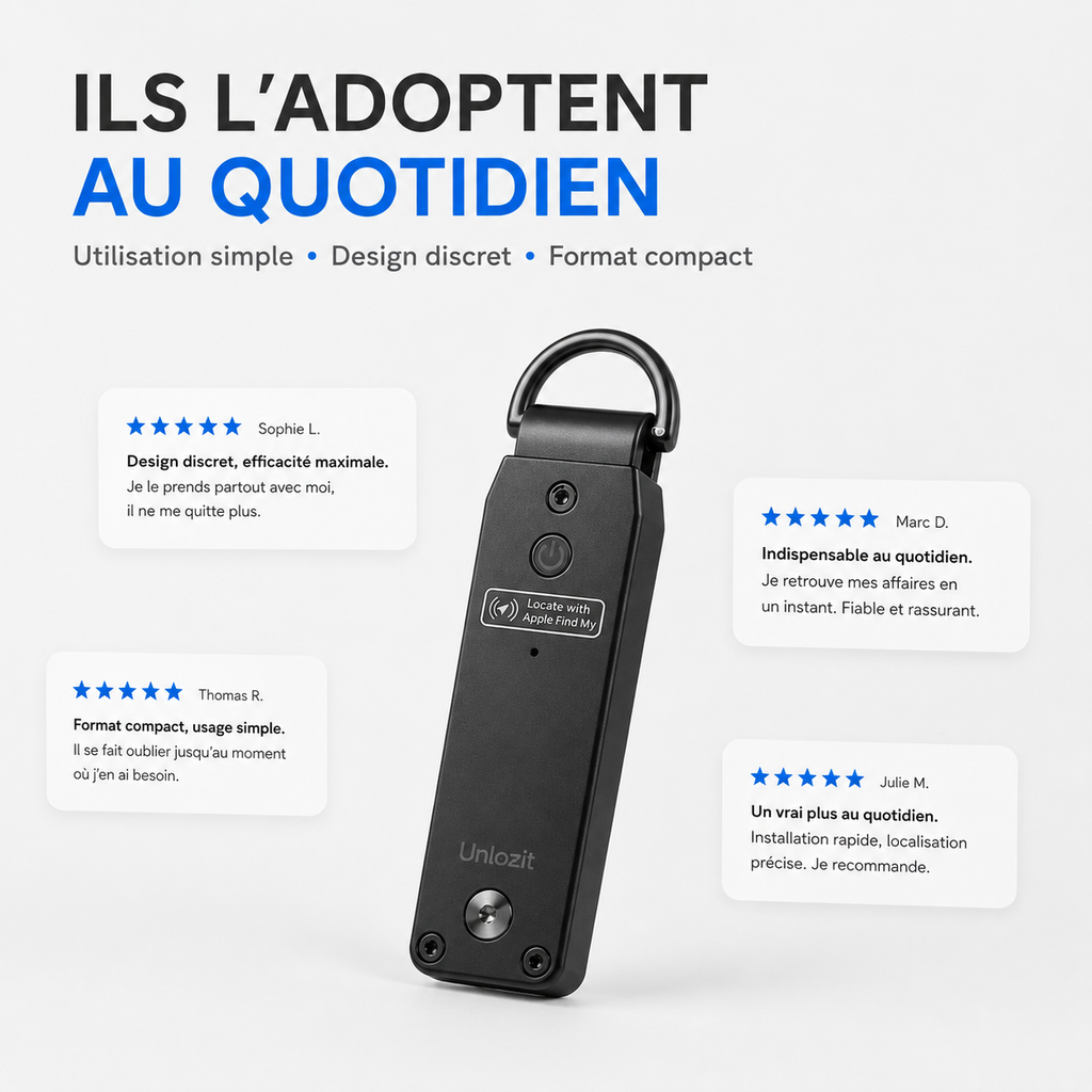 Tracker porte-clés Unlozit